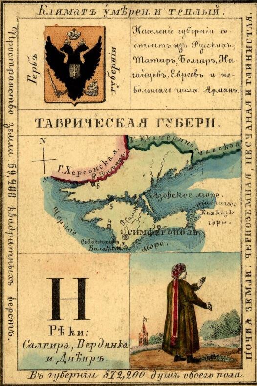 Таврическая губерния - ну, тут всё понятно: Крым