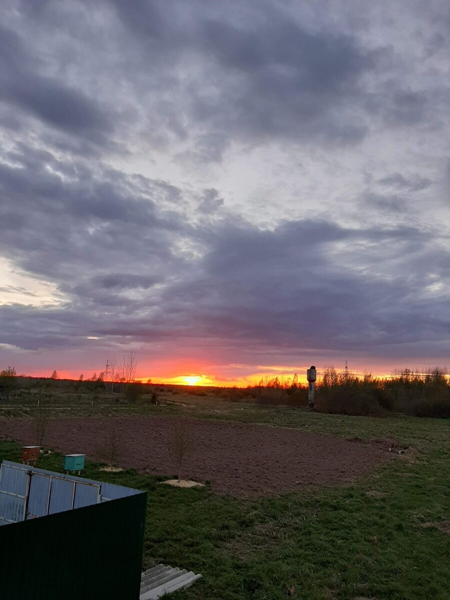 Вид с крыши.