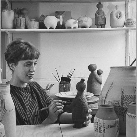 Лиза Ларсон на заре карьеры