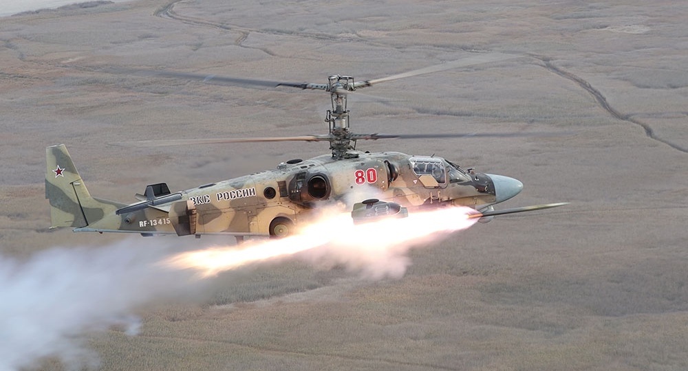 Российские вертолеты получили ракеты "Вихрь" с термобарическими боеголовками