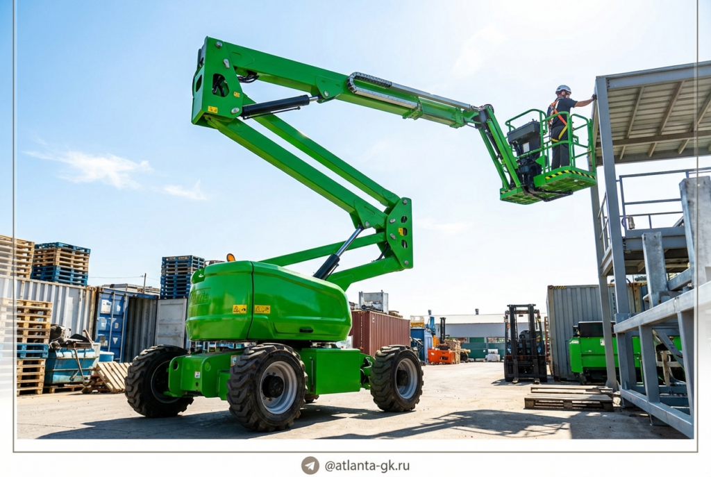 5 важных проверок для безопасности коленчатых подъёмников Atlanta-gk