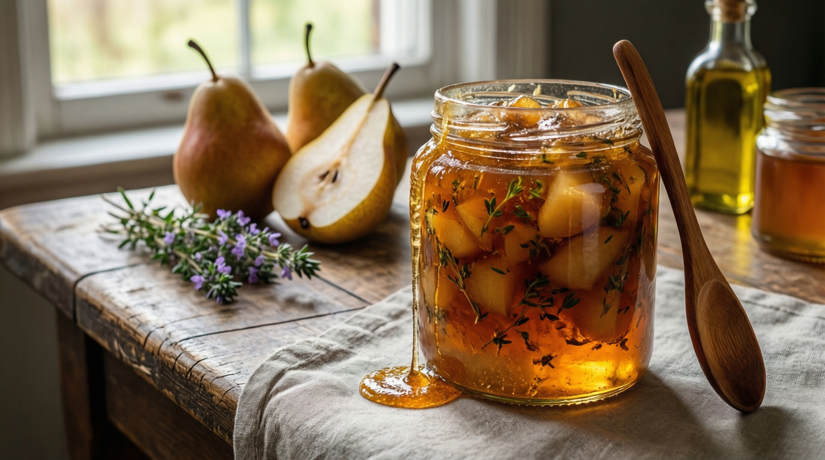 Грушево-тимьяновое варенье