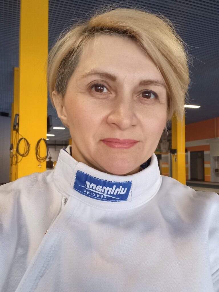 На тренировке