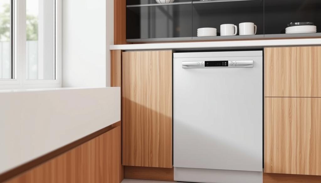    Посудомоечная машина в современном интерьере кухни