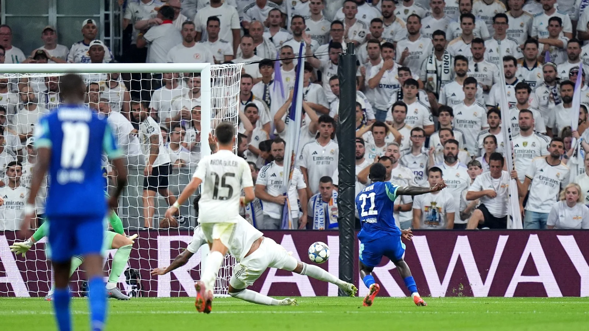 Матч первого тура лиговой фазы Лиги чемпионов УЕФА сезона 2025–2026 между «Реал Мадрид» и «Олимпик Марсель» (Фото Angel Martinez / Getty Images)