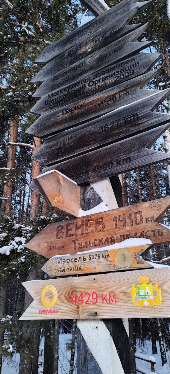 Кстати Венёв добавили туристы самостоятельно, а то им очень обидно стало, что нет указателя с названием их города))) 