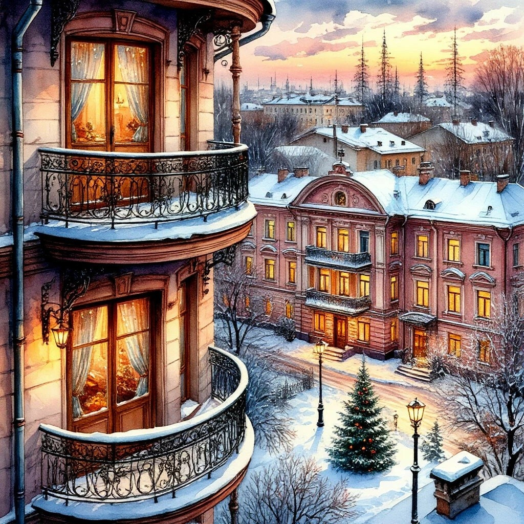 Пореченск зимой