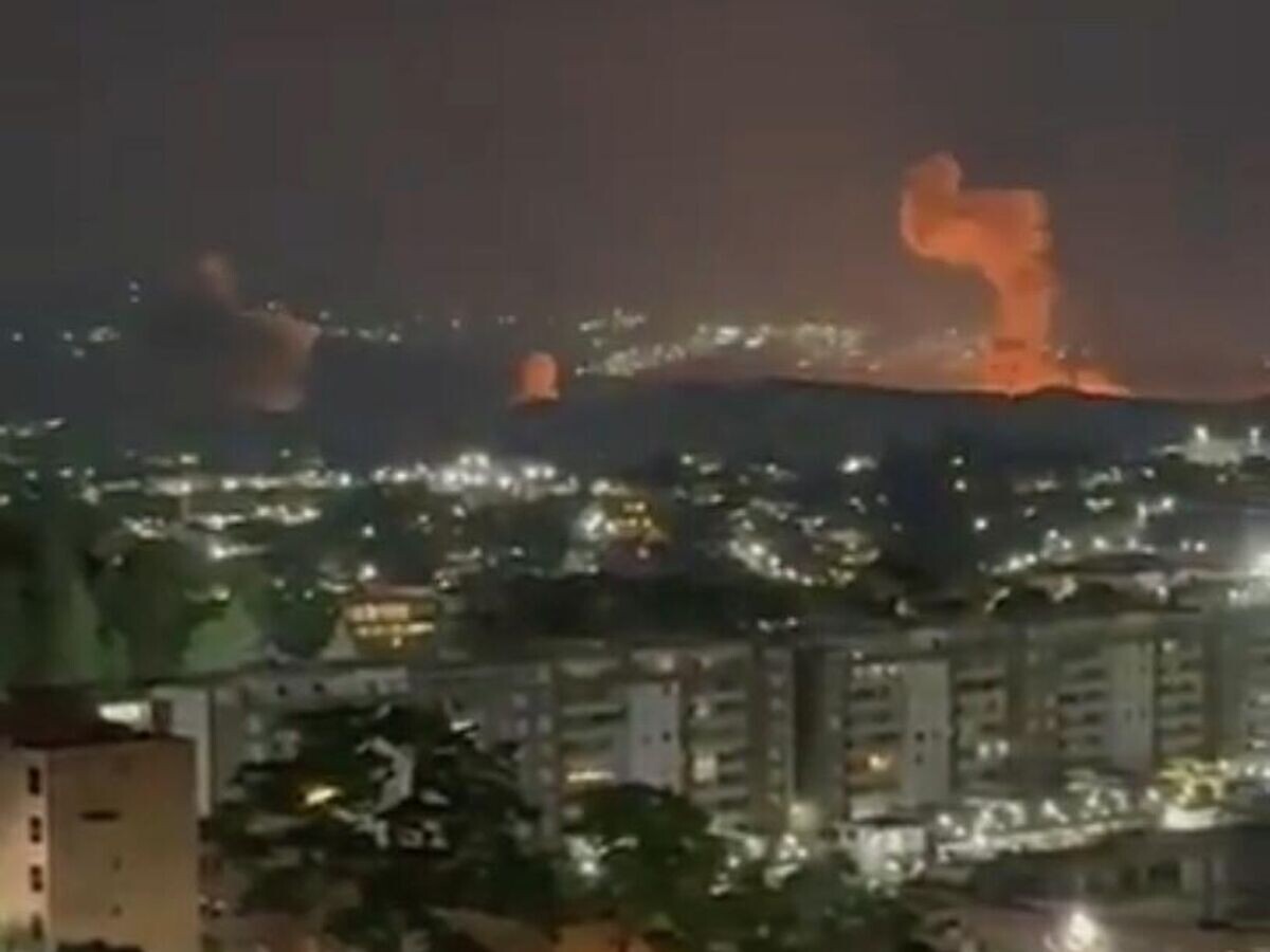    Взрыв в Каракасе | © Кадр видео из соцсетей