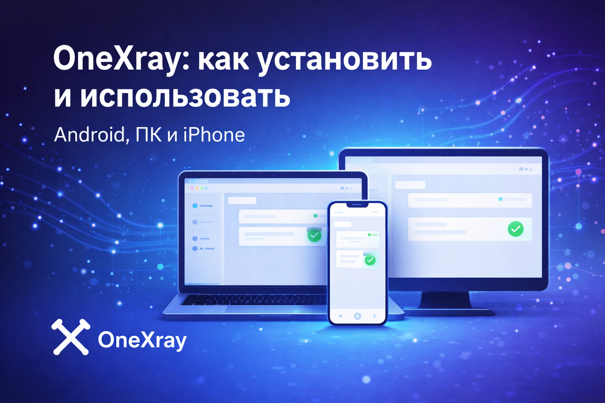 OneXray - инструкция по использованию