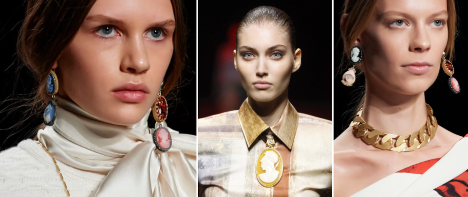 Камеи на модных подиумах