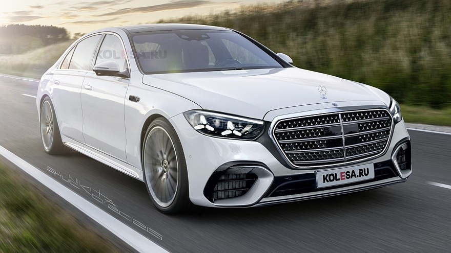    Рендер обновлённого Mercedes-Benz S-класса