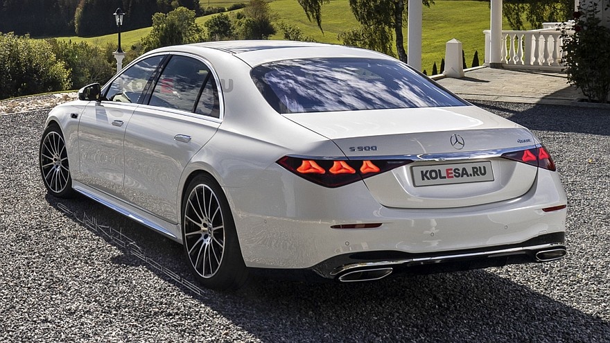    Рендер обновлённого Mercedes-Benz S-класса