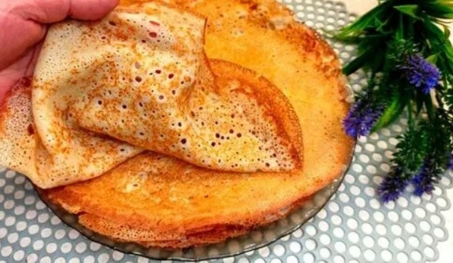 Тонкие блины.