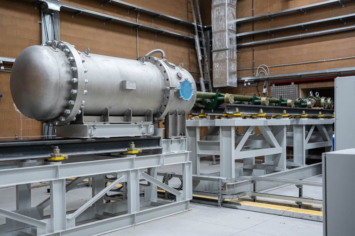   Пневматическая пушка для экспериментов на СКИФ