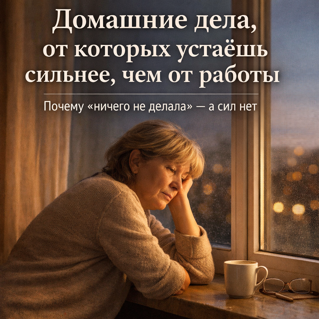Домашние дела, от которых устаёшь сильнее, чем от работы