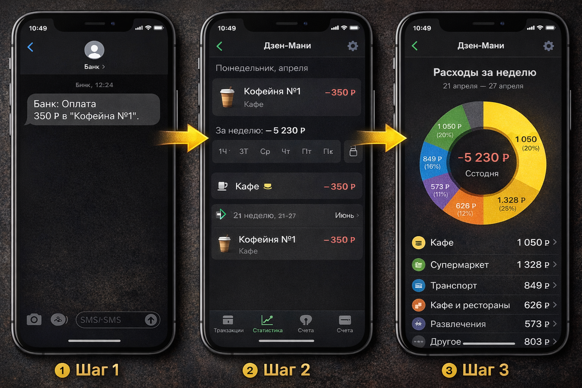 3 простых шага.