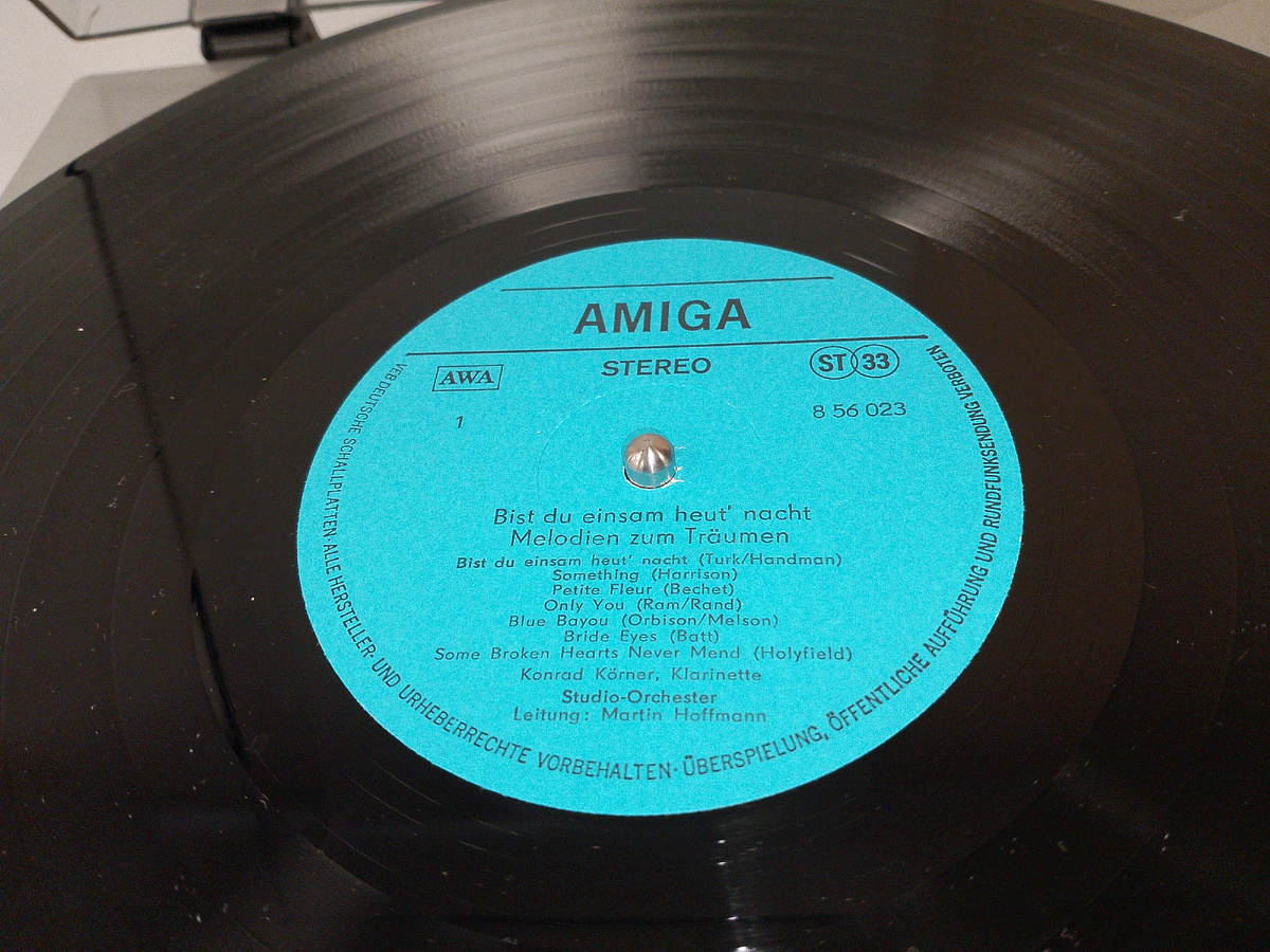 Сама пластинка, для теста записи использовались композиции стороны А (1)