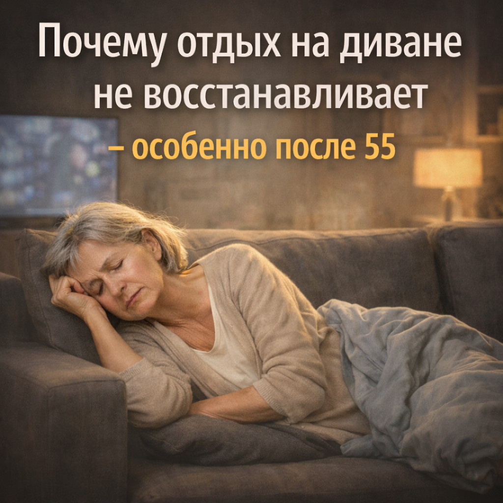Почему отдых «на диване» не восстанавливает