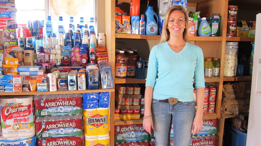 кадр из передачи про купономанов на телеканале TLC, кадр из открытых источников 