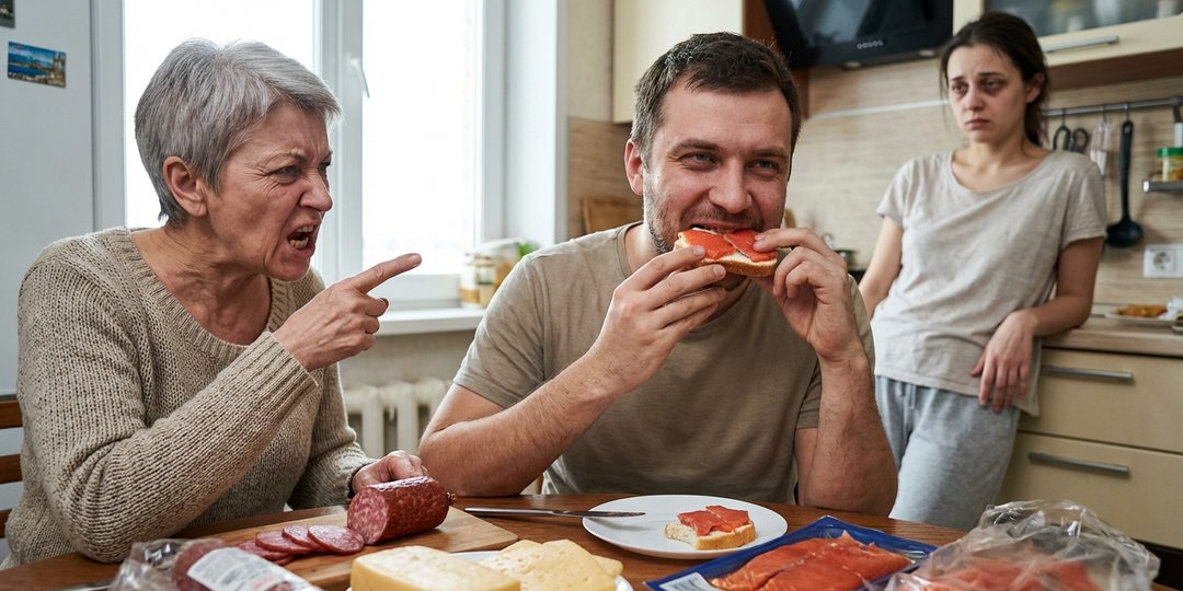 Зять сел нам на шею и перестал работать, а я перестала заполнять холодильник