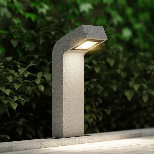 Ландшафтный светильник из гранитного песка