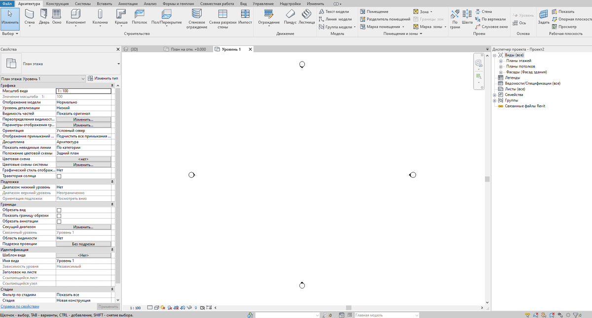 Скорее всего - это тот вид, который стал для вас первым в Revit