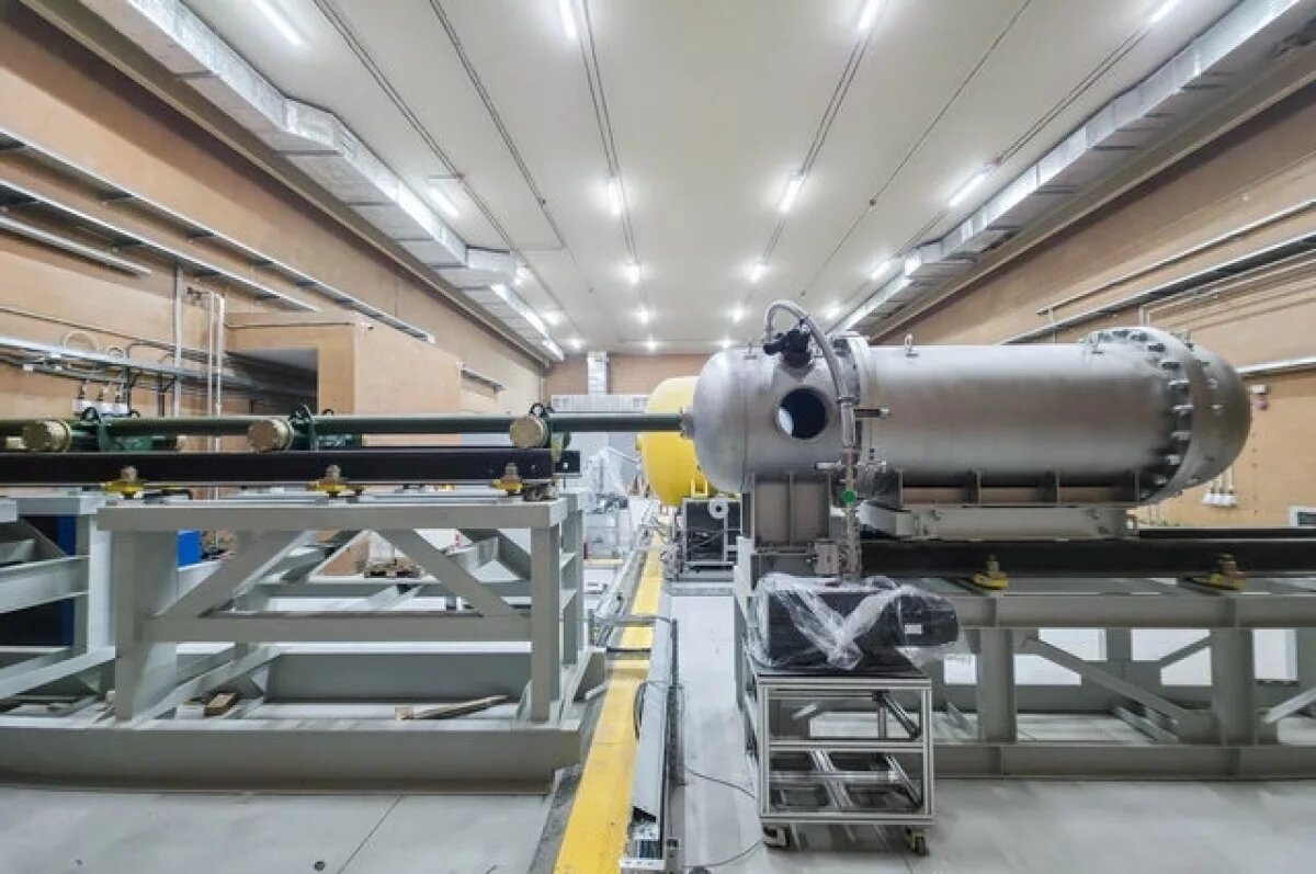    Новосибирский СКИФ испытал шестиметровую пневматическую пушку