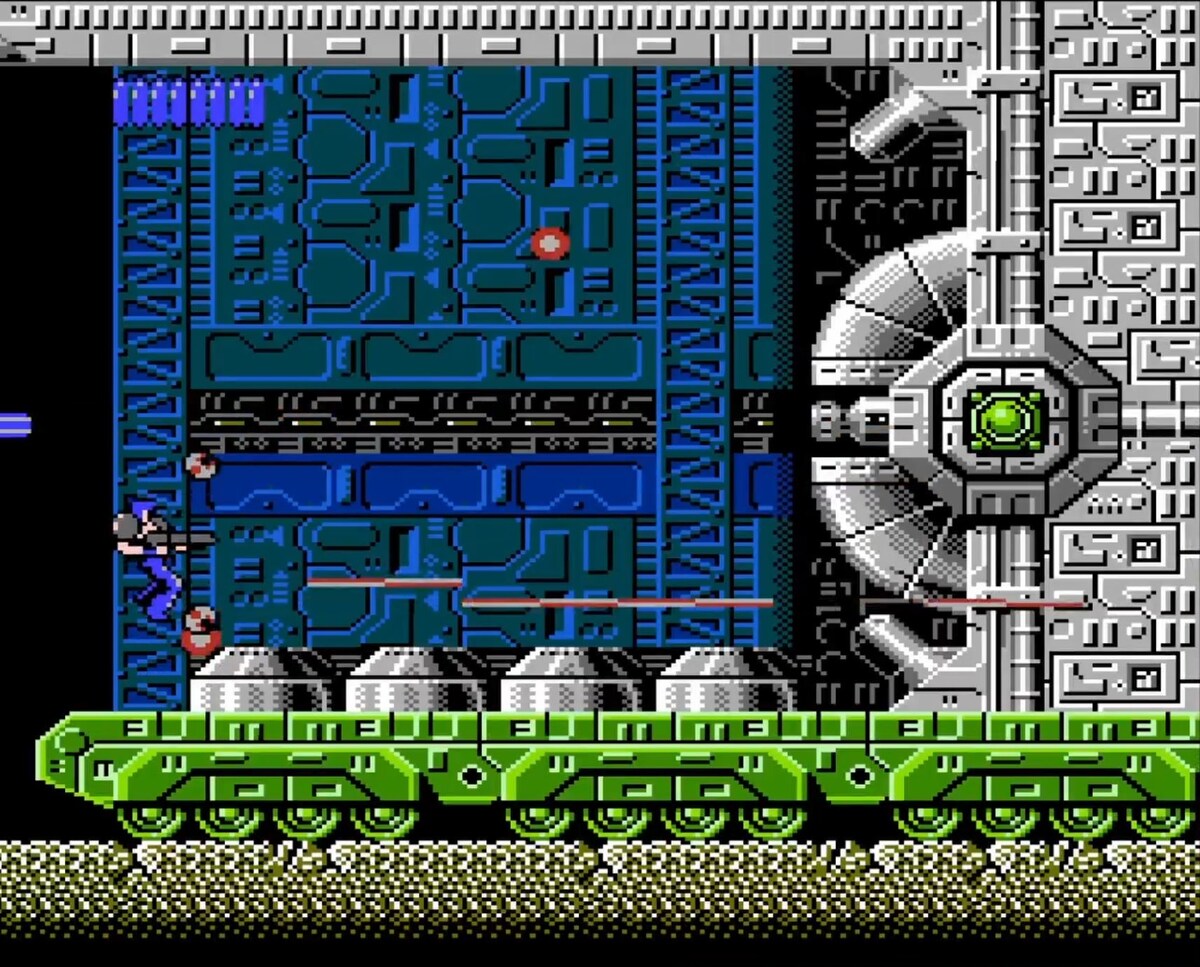 Первый босс Final Mission S.C.A.T. Dendy