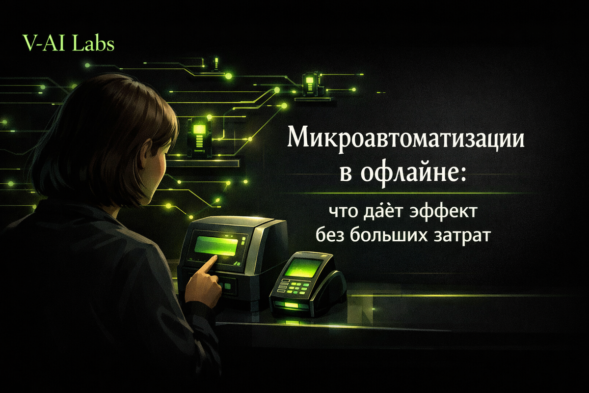    Микроавтоматизации в офлайновом бизнесе