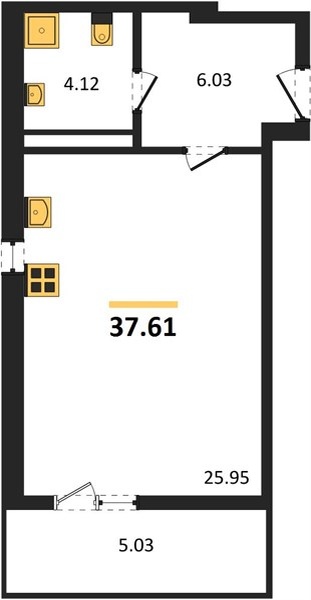 41.13 м² за 4.853340р