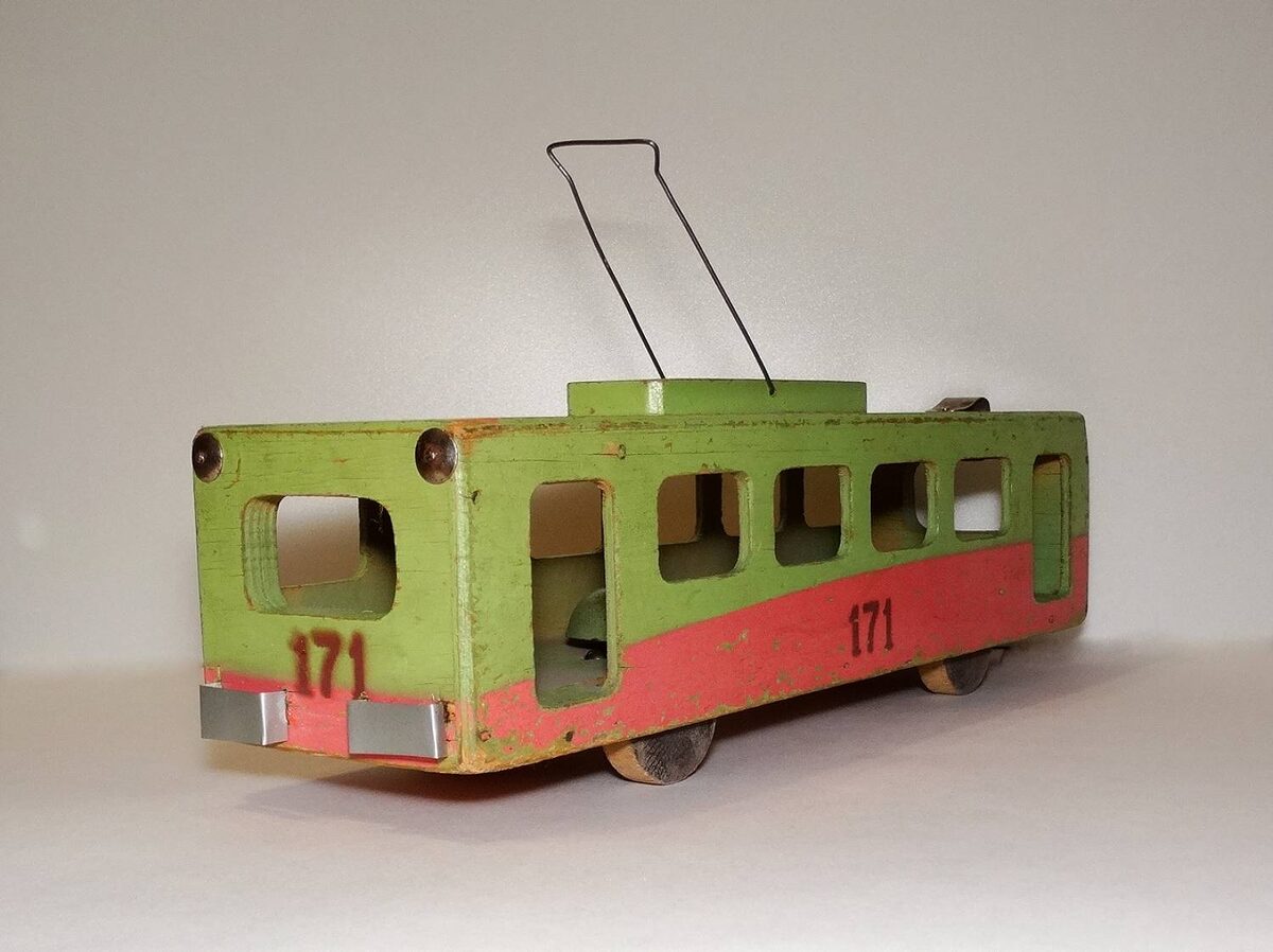 Трамвай, Минская фабрика "Культпром". Фото автора.