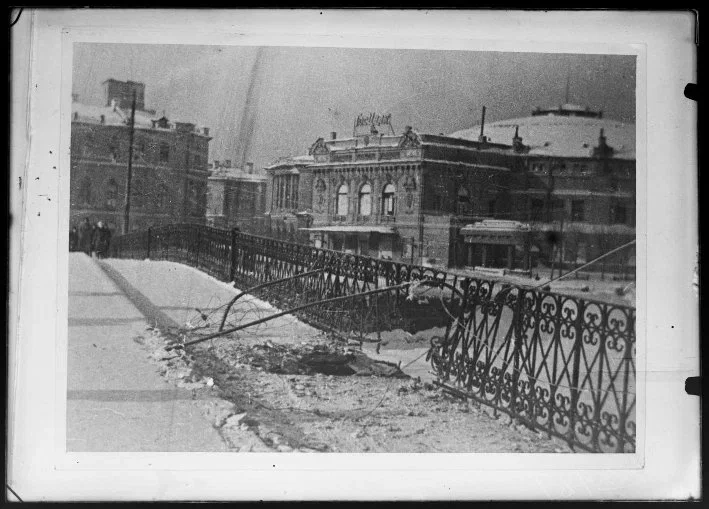 Оперный театр в дни блокады. Из фондов Музея музыки.