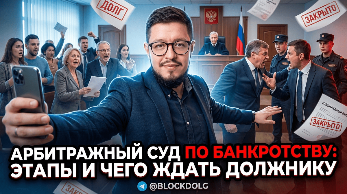    Этапы судебного разбирательства при банкротстве Максим