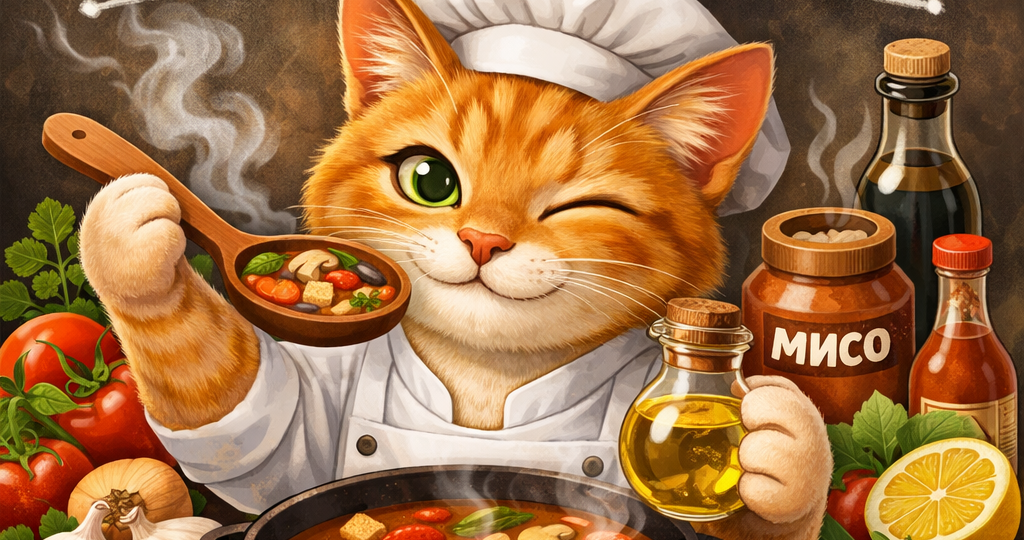 Супы без мяса, но с нормальным вкусом: 7 способов усилить вкус (умами/кислота/жир/зажарка)