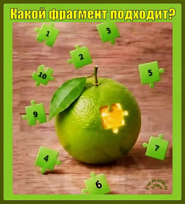 🧩 Собери пазл: найди недостающий фрагмент за 30 секунд!