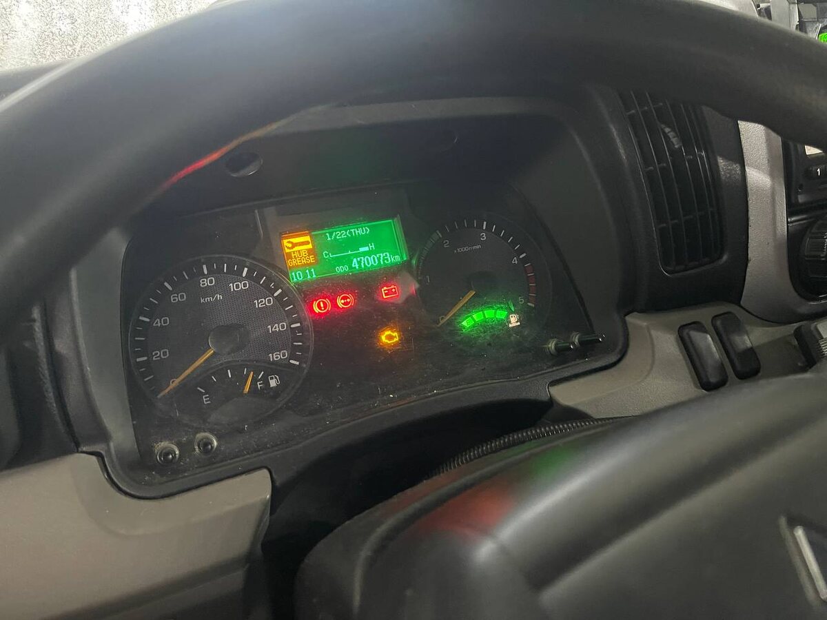 Ошибки AdBlue и NOx на приборке Mitsubishi Fuso Canter — устранены после программного отключения