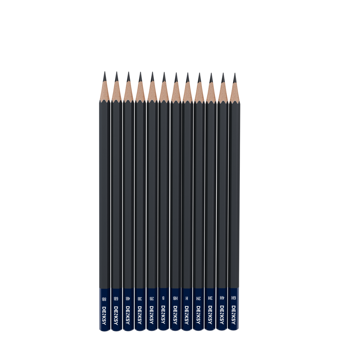 Чернографитные карандшами DENKSY