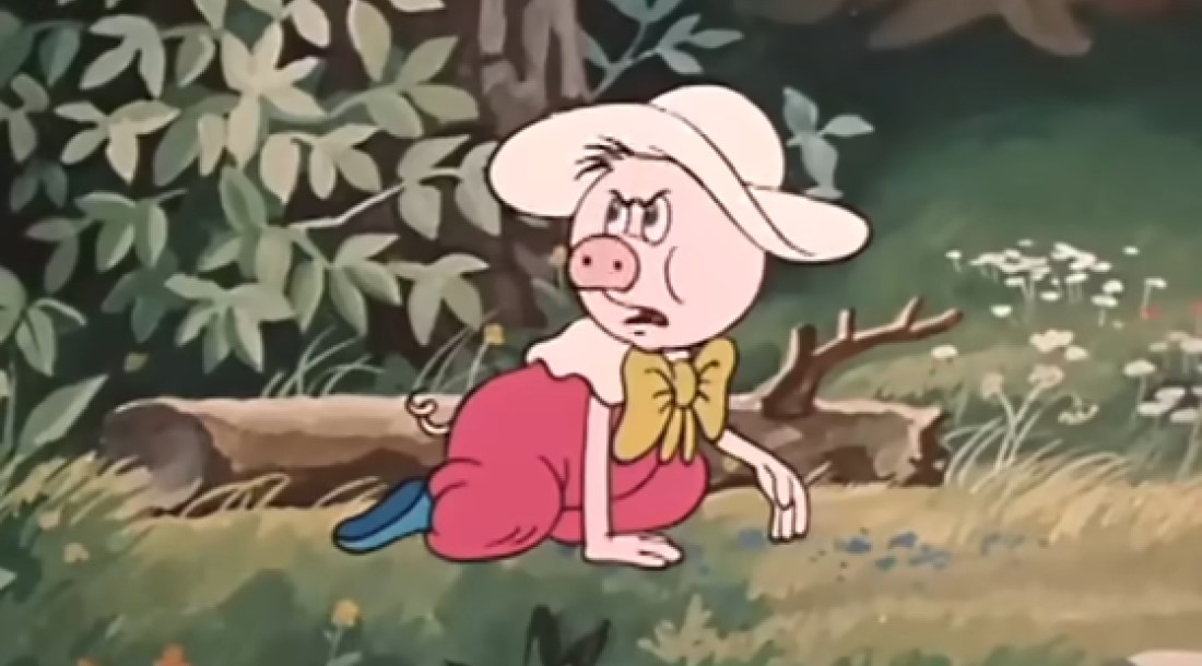 Кадр из мультика серии «Приключения поросенка Фунтика» (1986-1988) / Фото: YouTube/gtrffilms  📷
