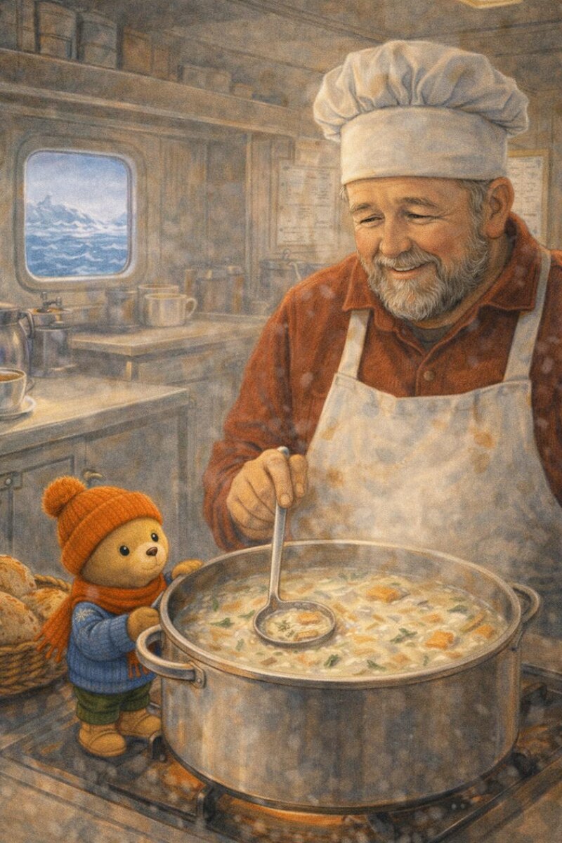 Кок Миккель и его ароматный норвежский суп 