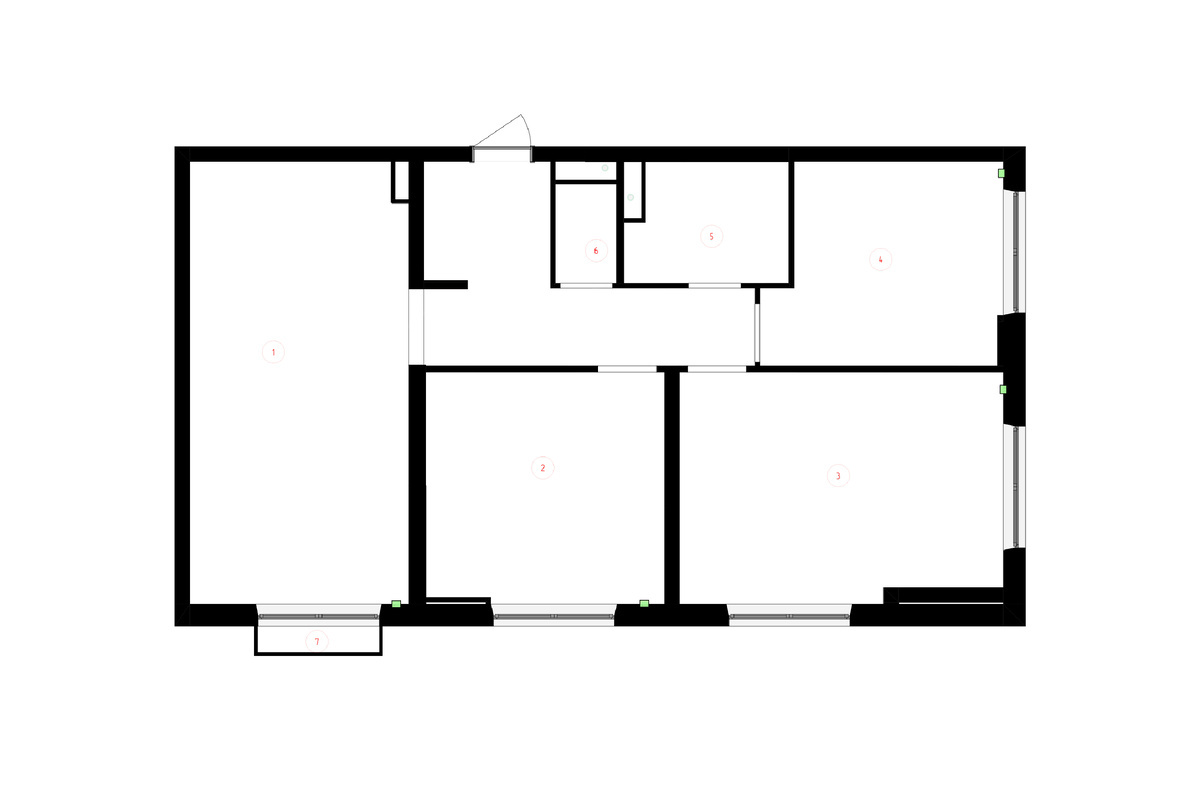 Обмерный план