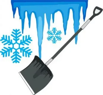 Снег - это хорошо, но не тогда, когда он на дороге.
Зима забыла свою шубу, вот, счищаю.