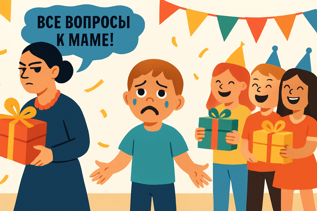 «Все вопросы к маме!» — сказала воспитательница и прошла мимо плачущего сына. Я против поборов. Не сдала 300 рублей на подарок из принципа. Думала, родком отменит вручение, чтобы не выделять детей. А они устроили показательную порку.