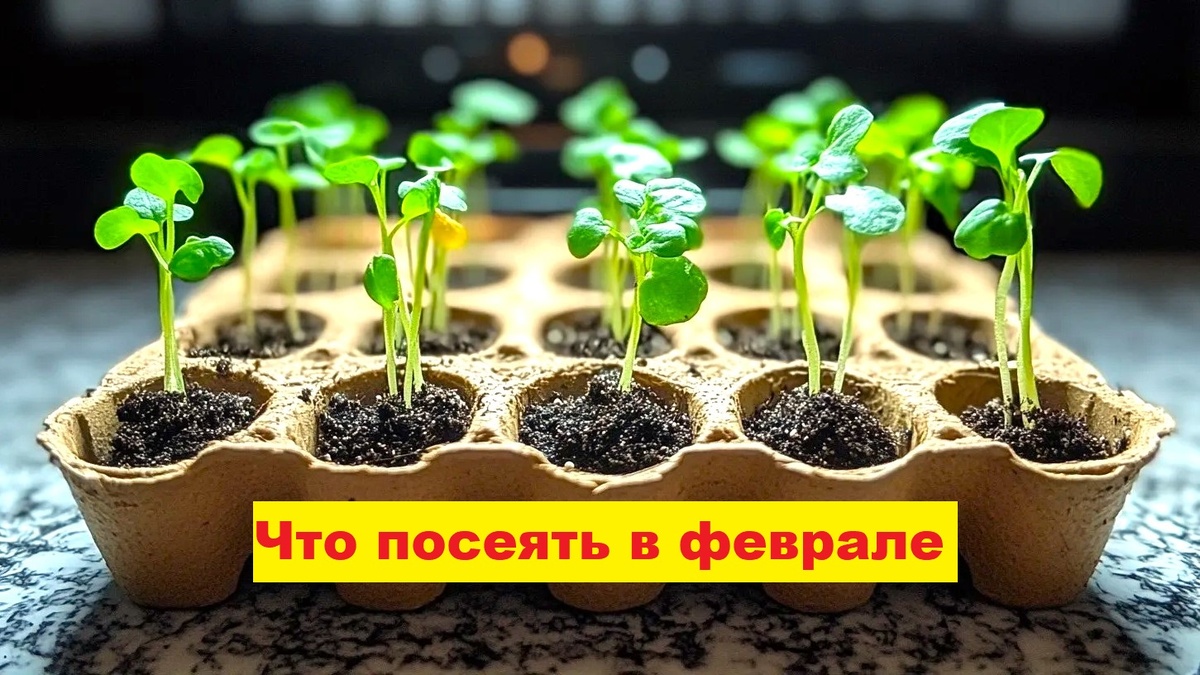 Что посеять в феврале