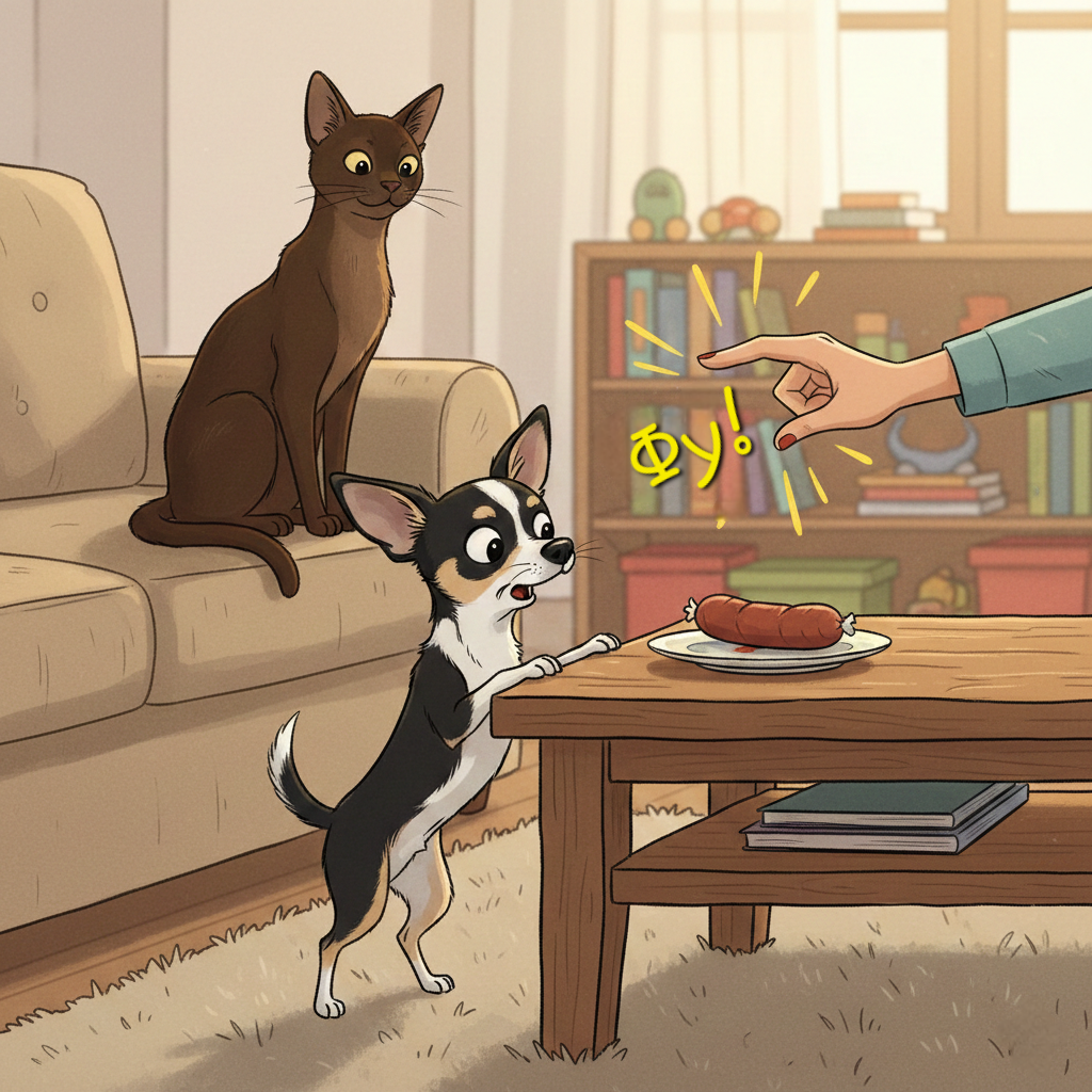 «Фу!» и «Нельзя» — это не одно и то же. Объясняем разницу на примере озорной Дуси и даём чёткий план, как научить собаку запретам без криков и ссор. У вас это получается?