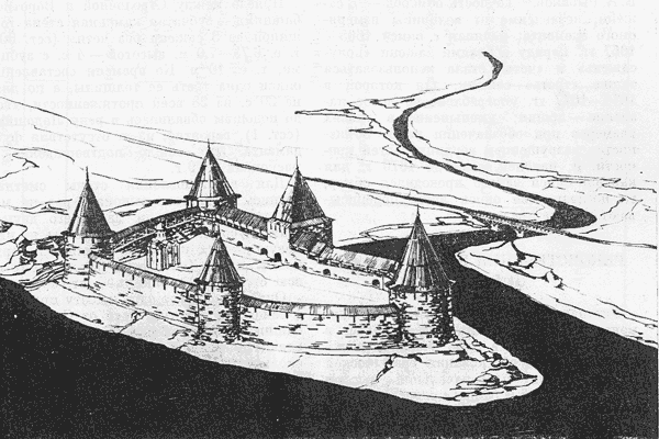 Крепость Рюрика в старой Ладоге