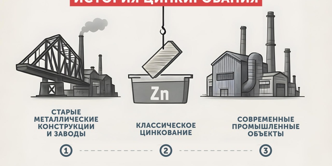 От мази для глаз до главного противника коррозии: Как человечество придумало использовать цинк для борьбы со ржавчиной и как появилась техно