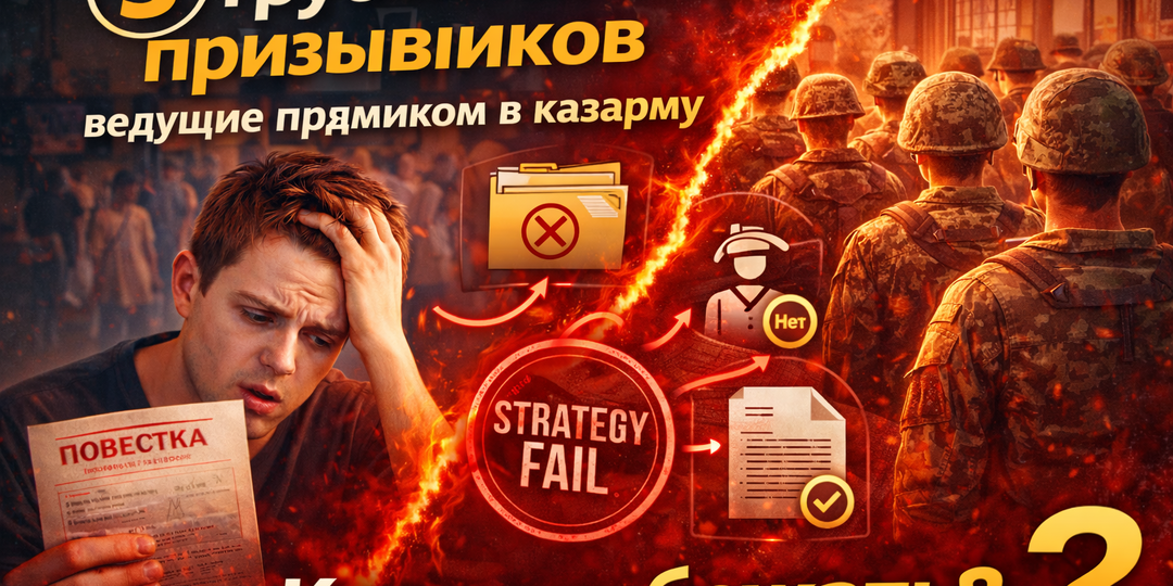 Топ-3 ошибки призывников, которые заканчиваются казармой