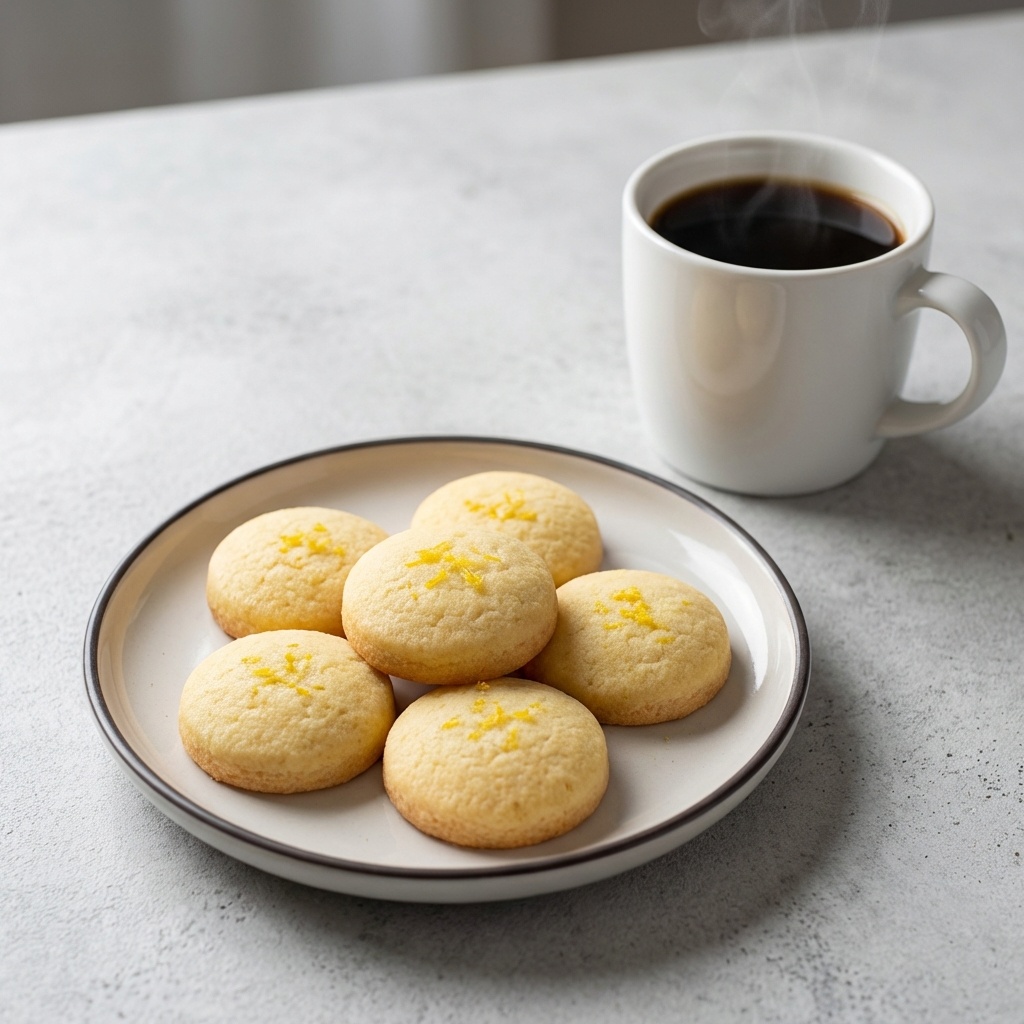 Лимонные печенья без сахара