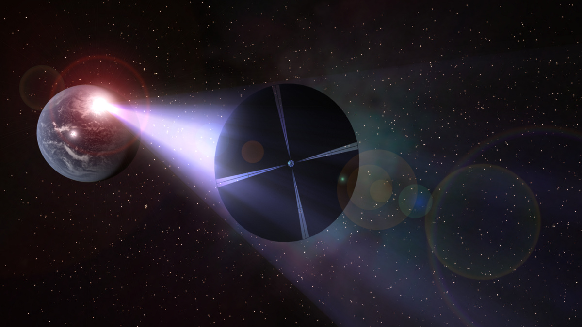 Лазеры рагоняют космический аппарат в межзвездное пространство