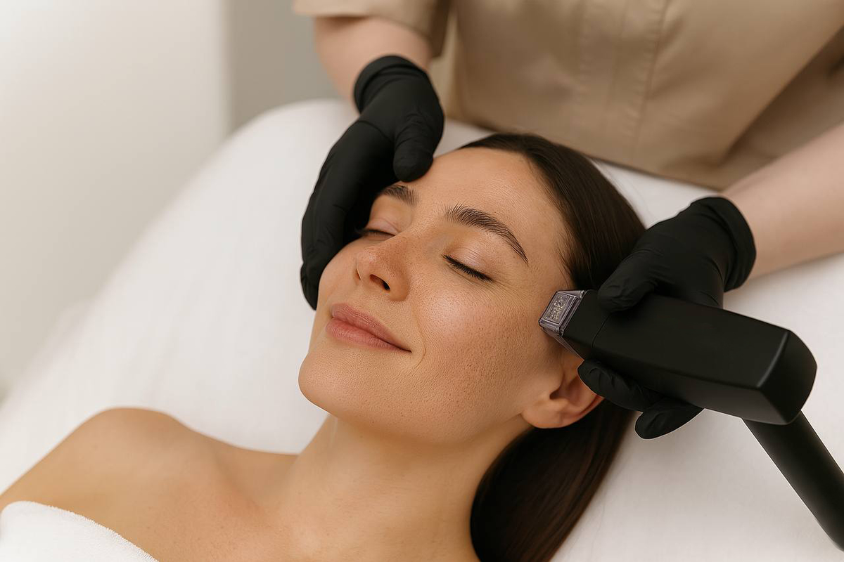 Morpheus 8 InMode — это микроигольчатый RF, где энергия подаётся через иглы на нужную глубину, поэтому эффект сильнее по подтяжке и контурам, чем у обычного RF.